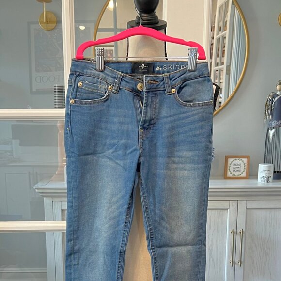 7 For all Mankind "The Skinny" Jeans Girls size 14 - Picture 2 of 7